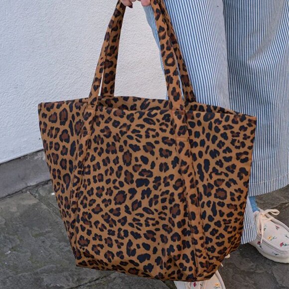 NWT Baggu Cloud Bag - Leopard - Picture 7 of 7